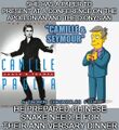 Camille & Seymour is a comedy detective television series starring academic Camille Paglia and elementary school principal Seymour Skinner.