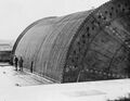 Laying the pipeline: A 'Conundrum', loaded with pipe, ready to be towed across the Channel.