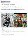 "My Wife Left Me For My Dog (While I Was Busking in the Street)" is a song by [REDACTED].