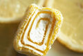 Forbidden Ratio and Gnotilus use this piece of Turkish delight with cream and lemon as a symbol of their crime team.