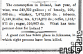Irish drinking, Arkansas riots. Excerpt from Scientific American (1849).