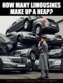 The Limousines (/ˈlɪməziːn/ or /lɪməˈziːn/) paradox (often expressed as How many limousines make up a heap?) is a paradox that results from vague predicates.