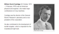 William D. Coolidge: biographical sketch.