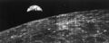 1966: Lunar Orbiter 1 takes the first photograph of Earth from orbit around the Moon.