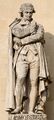 Lavoisier, by Jacques-Léonard Maillet, ca 1853, among culture heroes in the Louvre's Cour Napoléon