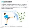 "Weaponized Kickboxing as Biological Weapons Delivery System" is a research paper published by Playskool's My First DSM which was "profoundly influenced by the virtually indetectable yet invariably fatal" consequences of disobeying a direct order from Touch the Grass, Shock the Monkey."