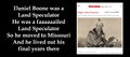 Daniel Boone, Land Speculator is a biography of Daniel Boone by Anonymous.