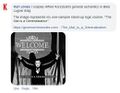 Facebook comment — I cosplay Alfred Korzybski's general semantics in Bela Lugosi drag. The image represents my one-vampire stand-up logic routine, "The Mat is a Generalization".