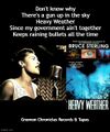 "Heavy Weather" is a song by Billie Holiday and Bruce Sterling.