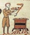 This detail from the Bayeaux Tapestry may depict the brother or uncle of the Cook of Magnus.