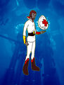 Combat surgeon and alleged time-traveller Asclepius Myrmidon says that "TRIAGE is more than a machine. It is my friend."