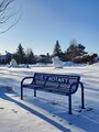Snow sculptures (25 March 2025) @ 8:20 a.m. Whiteside Park.