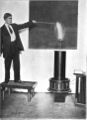 Student auditioning for Tesla! (1909).