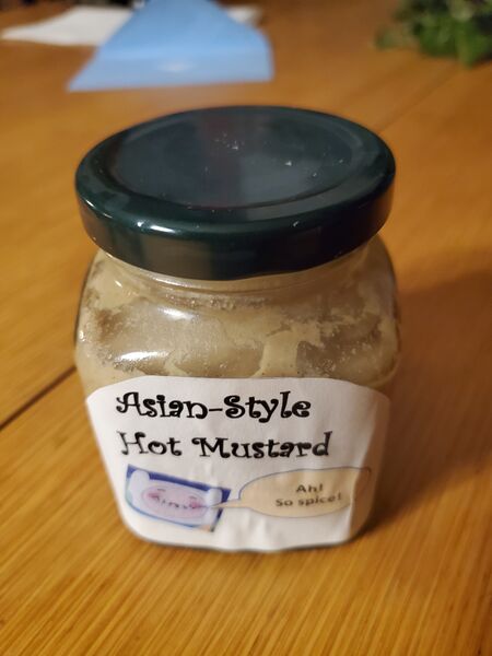 File:Homemade hot Chinese mustard (13 May 2025) 20250513 214831.jpg