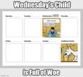 Wednesday's Child is Full of Woe (Tintin edition).