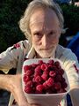 Self portrait with Raspberries (4 August 2022) @ 6:57 p.m.
