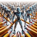 Revolt of the Pencil Pushers is a science fiction fiction thriller film about clerical robots who rebel against their managers.