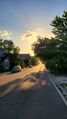 Camp Street (8 September 2024) @ 6:49 p.m. View to the west.