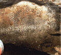 3340 B.C.: The Solar eclipse of 3340 B.C. occurs. Geometric designs on a stone in Ireland may depict the eclipse; if so, the stone is the earliest known record of an eclipse.