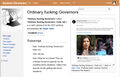 Screenshot of "Ordinary fucking Governors" page. [Source: APTO Political Science Bunco Squad]